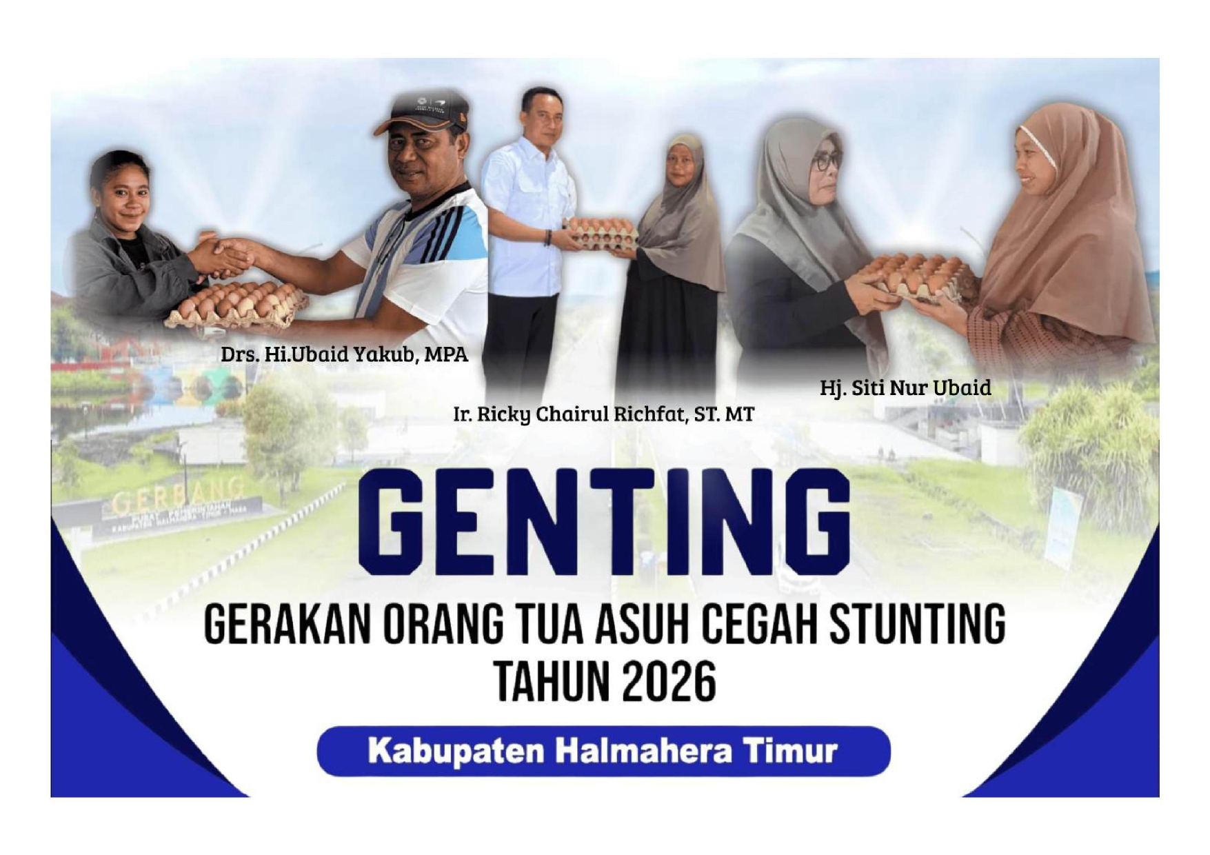 P2KBP3A Haltim Apresiasi Tiga Tokoh Jadi Orang Tua Asuh Cegah Stunting